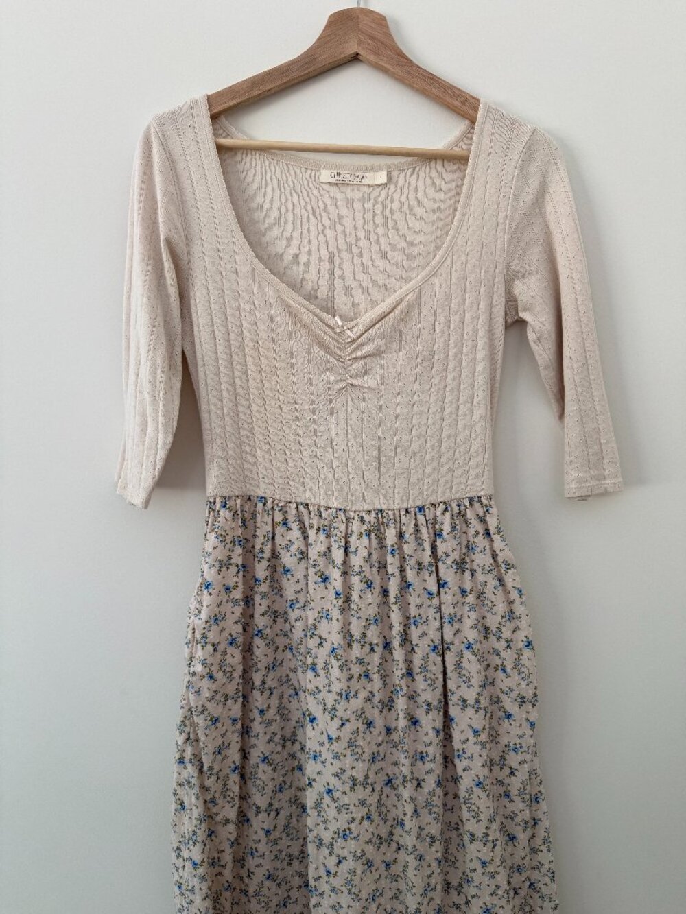 Christy Dawn Evelyn Ditsy Floral Pointelle Dress